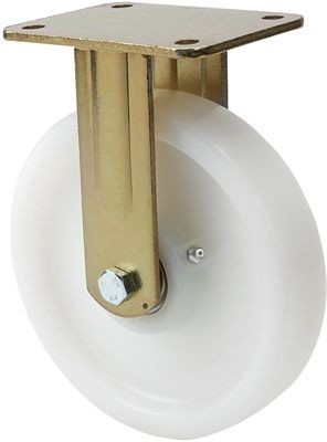 ALEX - RUEDA FIJA 17SL150-FTB NYLON BLANCO EXTRAFUERTE EJE BOLAS