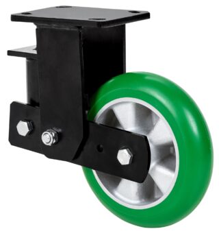 ALEX - RUEDA FIJA 17HLSB160-AUAGB SUSPENSION POLIUR.VERDE EJE BOLAS BALONA