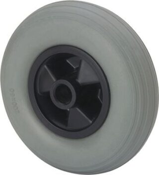 ALEX - RUEDA IMPINCHABLE GRIS EP200-20-60 NUCLEO POLIP.EJE LISO