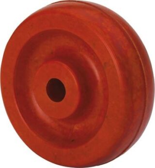 ALEX - RUEDA TD125-16-53 RESINA MARRON EJE LISO