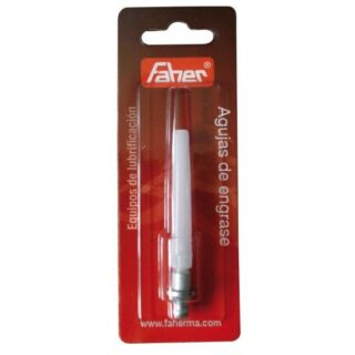 FAHERMA - Aguja de engrase en inoxidable L-38 mm galga 16